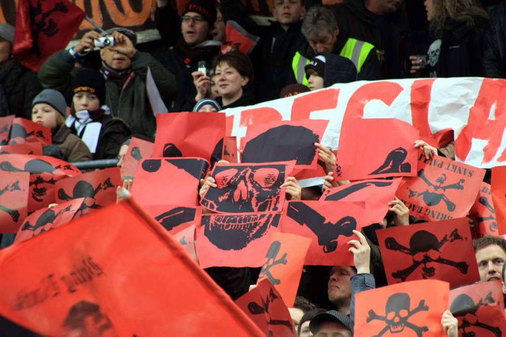 St Pauli fans in Germany