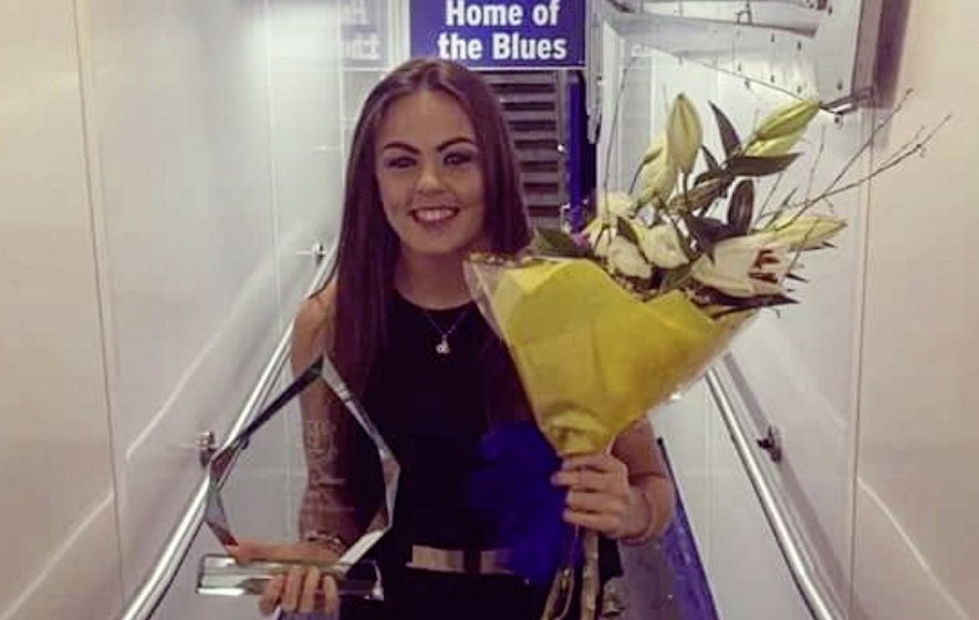 Simone Magill, Everton Ladies Player of The Season 2014-15